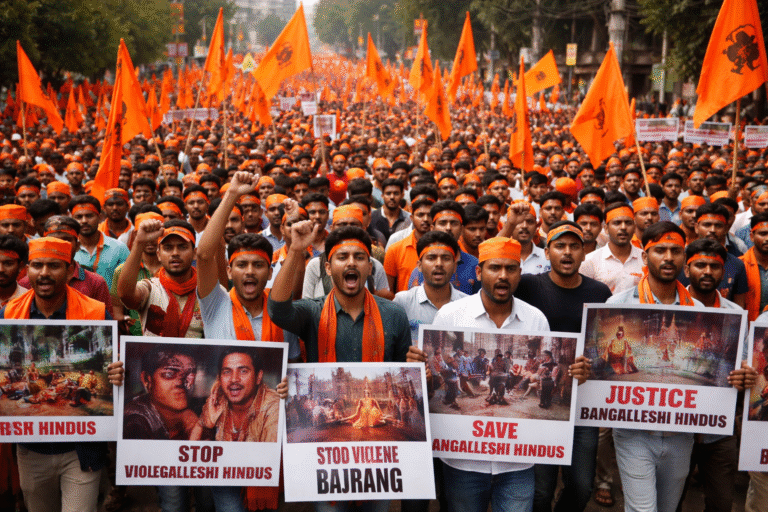 VHP–बजरंग दल का राष्ट्रव्यापी प्रदर्शन
