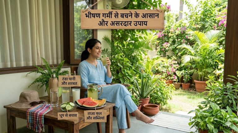 भीषण गर्मी से बचने के आसान उपाय