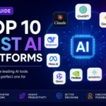 Top 10 Best AI Platforms in 2026 including ChatGPT, Claude AI, Gemini, Grok, Perplexity, DeepSeek, and Microsoft Copilot