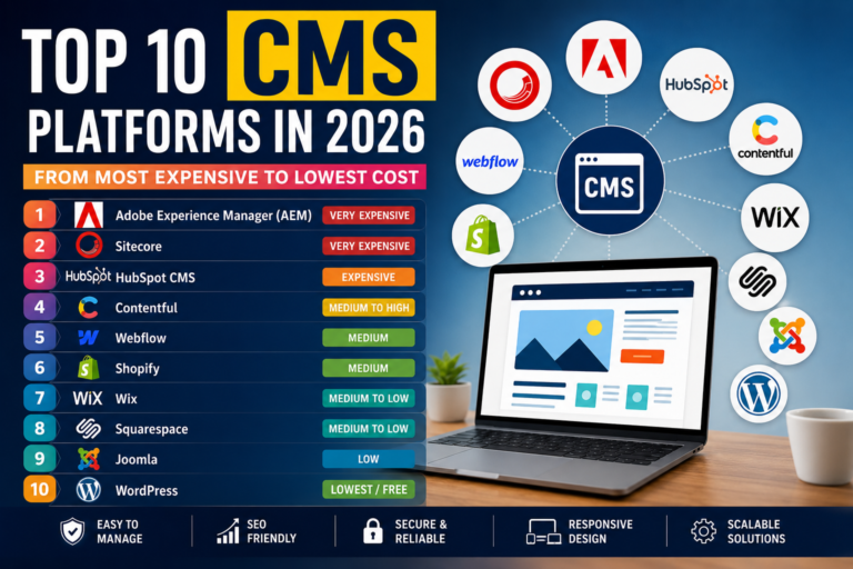 Top 10 CMS Platforms in 2026
